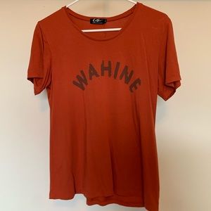 Womens “Wahine” SS tee